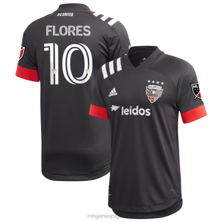 MLS Jerseys άνδρες d.c. Πρωτοβάθμια αυθεντική φανέλα united edison flores adidas black 2020 060DH1375