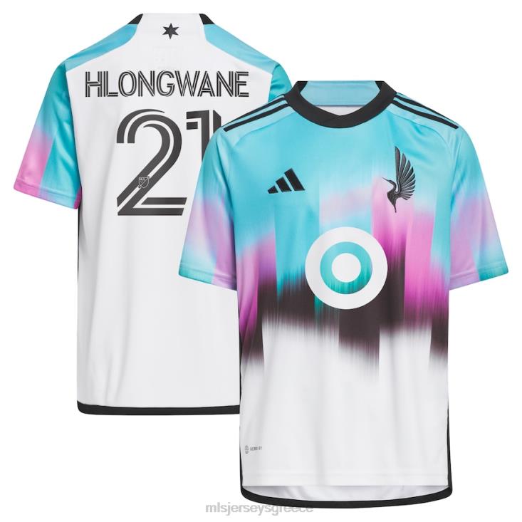 MLS Jerseys παιδιά Μινεσότα United fc bongokuhle hlongwane adidas white 2023 the Northern Lights kit replica jersey 060DH765